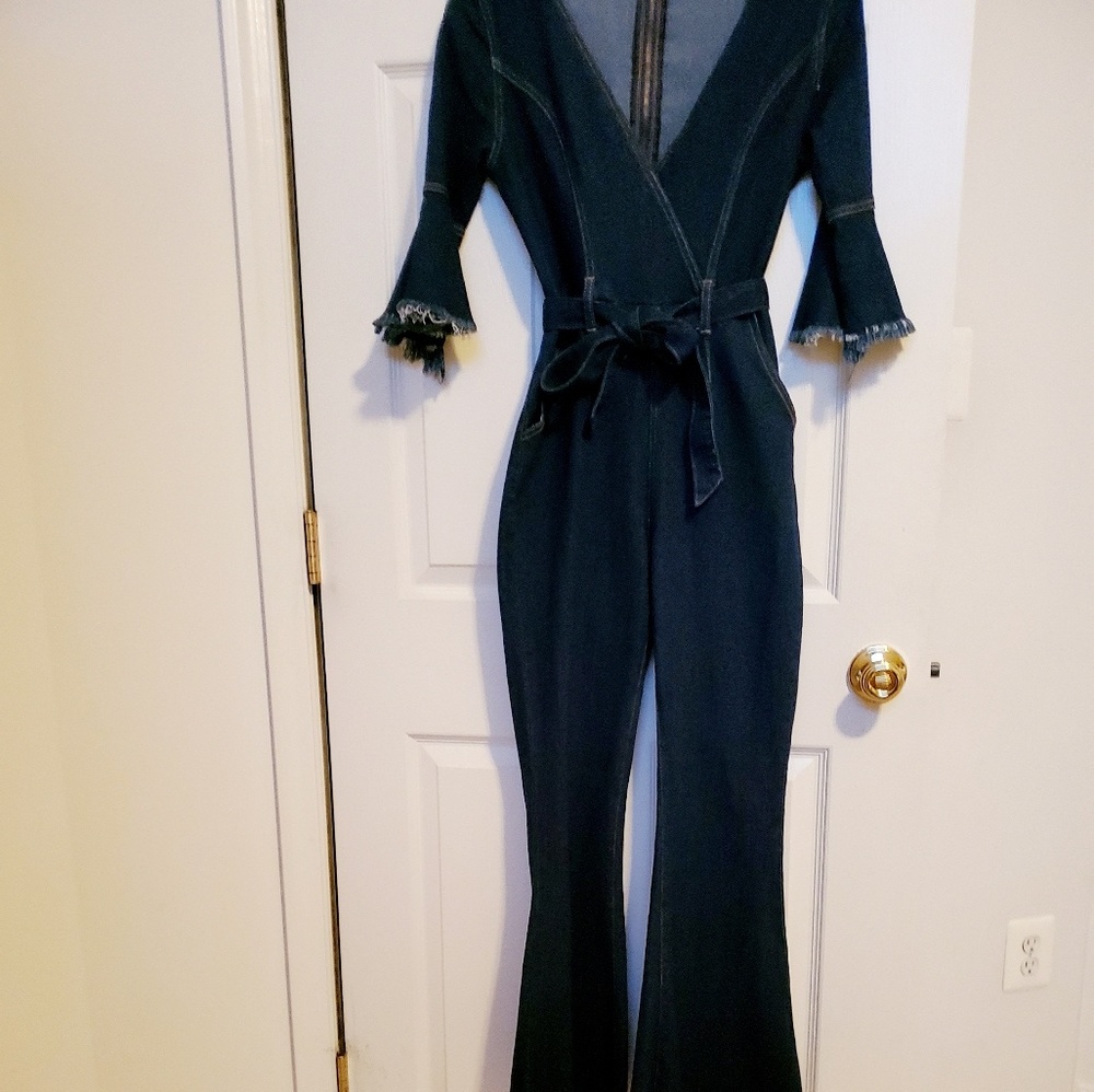 NWOT..Gorgeous well made sexxy Jean Jumper